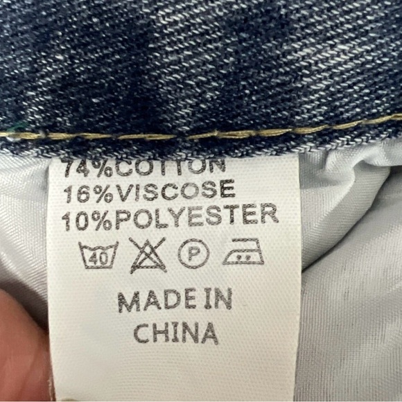 URSIME Embroidered Beaded Jeans Women’s Size Medium (waist 30”) Boho Hi Rise - Picture 7 of 10